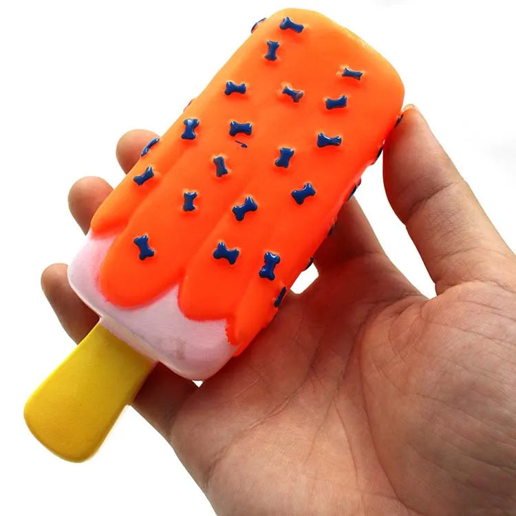 Maison Paw IceCream™ Squeaky Dog Toy – Dental Cleaning & Chew Play Toy