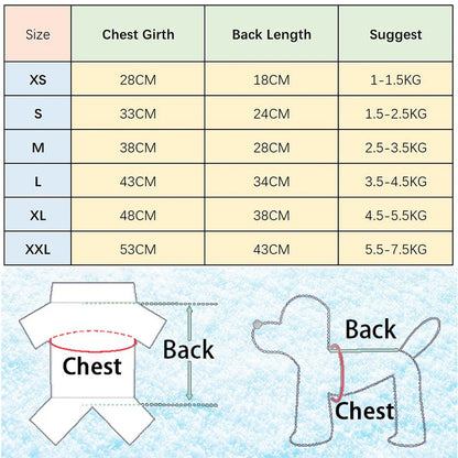 Maison Paw CozyFit™ Pet Jumpsuit – Soft Winter Outfit for Small & Medium Dogs