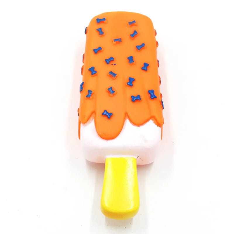 Maison Paw IceCream™ Squeaky Dog Toy – Dental Cleaning & Chew Play Toy