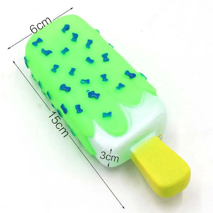 Maison Paw IceCream™ Squeaky Dog Toy – Dental Cleaning & Chew Play Toy