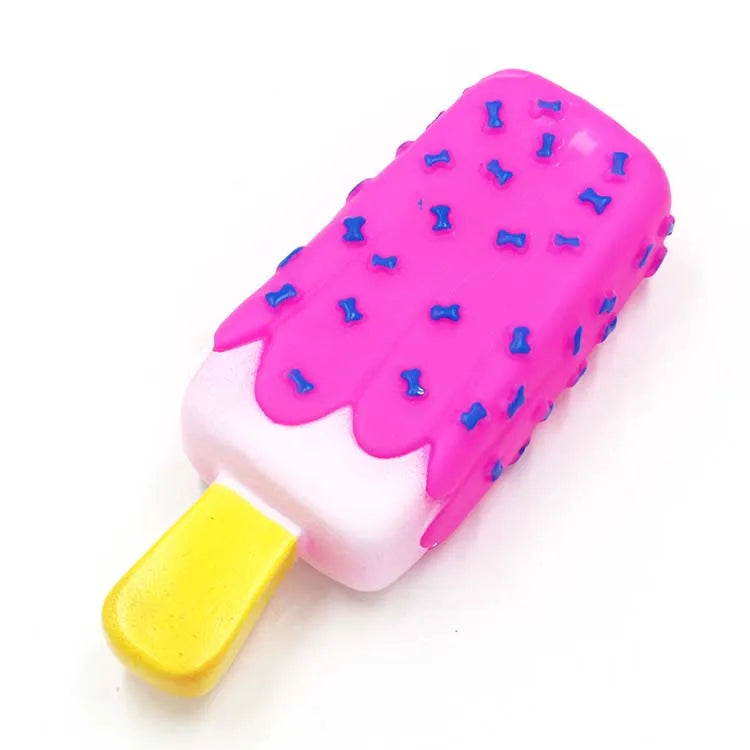 Maison Paw IceCream™ Squeaky Dog Toy – Dental Cleaning & Chew Play Toy