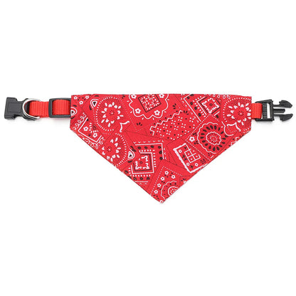 Maison Paw Adjustable Cotton Pet Bandana Collar