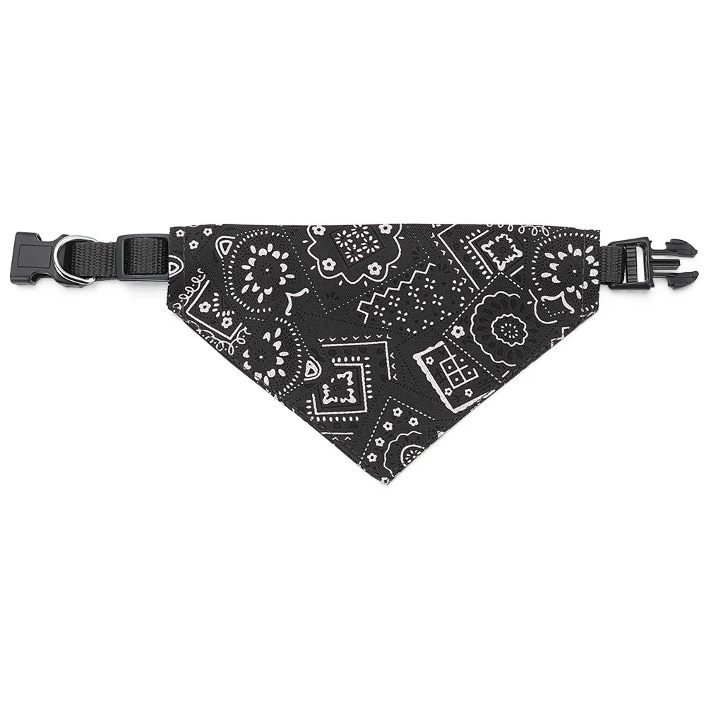 Maison Paw Adjustable Cotton Pet Bandana Collar