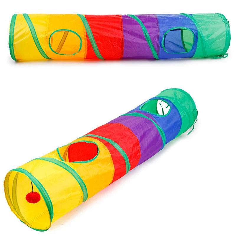 Maison Paw Hide&Seek™ Cat Tunnel – Collapsible Play Tube for Cats & Small Pets
