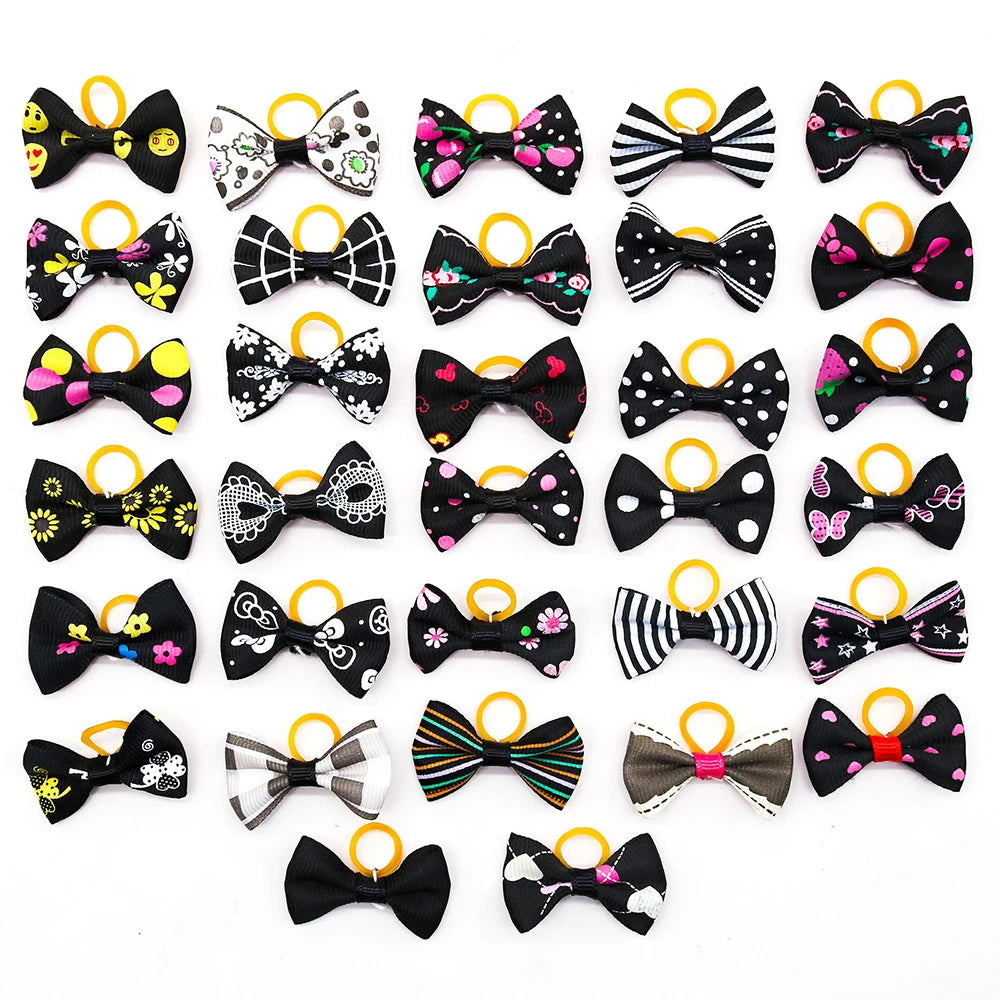Maison Paw Pet Grooming Hair Bows Set (10/20/30 pcs)