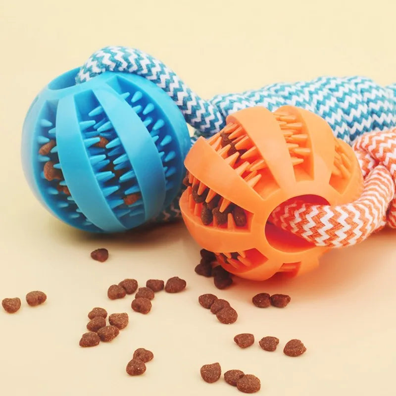 Maison Paw DuraPlay™ Braided Rope Chew Ball – Dental & Treat Toy for Dogs