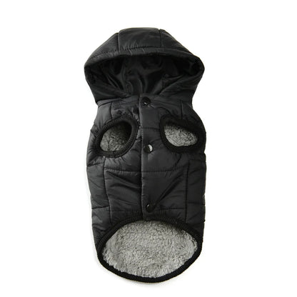 Maison Paw SnuggleHood™ Fleece Dog Coat – Warm Winter Hoodie with D-Ring