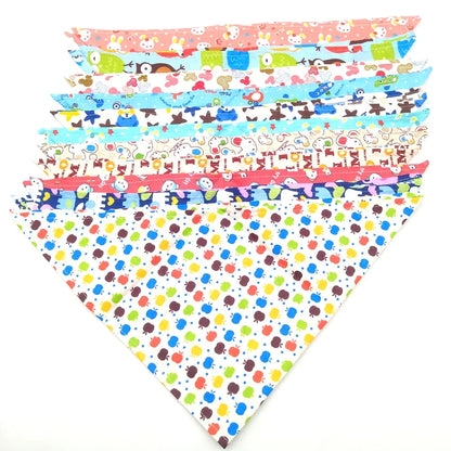 Maison Paw Classic Cotton Dog Bandana Set (30/50 pcs)