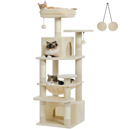 Maison Paw GrandPurr™ Luxury Cat Tree & Tower – Multi-Level Indoor Playground