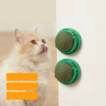 Maison Paw VitaBite™ Catnip Wall Ball – Healthy Treat & Play Toy for Cats