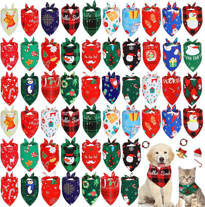 Maison Paw Holiday Dog Bandana Set (30 pcs)