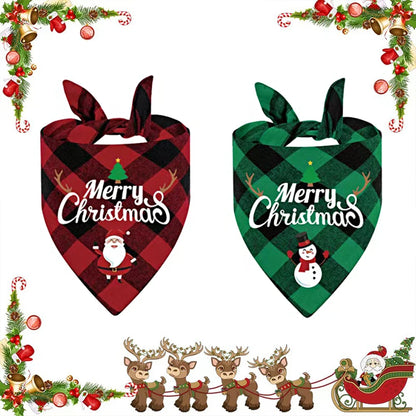 Maison Paw Holiday Pet Bandana Set (2 pcs)