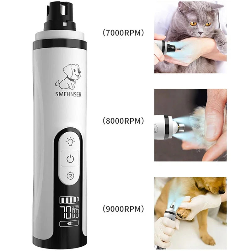 Maison Paw LumiTrim™ Electric Pet Nail Grinder