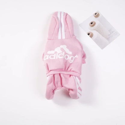 Maison Paw CozyFit™ Pet Jumpsuit – Soft Winter Outfit for Small & Medium Dogs