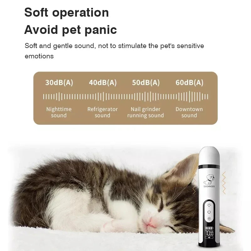 Maison Paw LumiTrim™ Electric Pet Nail Grinder