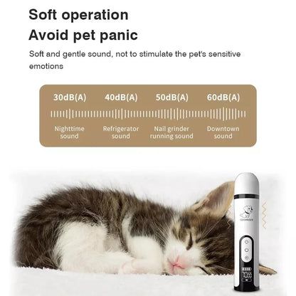 Maison Paw LumiTrim™ Electric Pet Nail Grinder