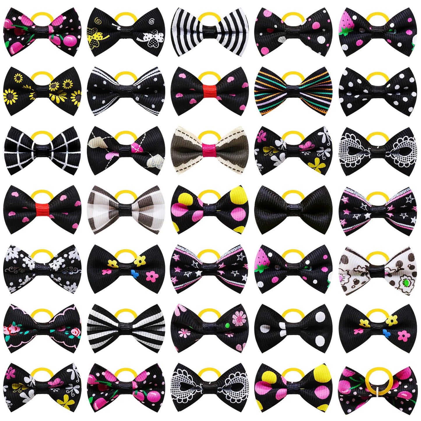 Maison Paw Pet Grooming Hair Bows Set (10/20/30 pcs)