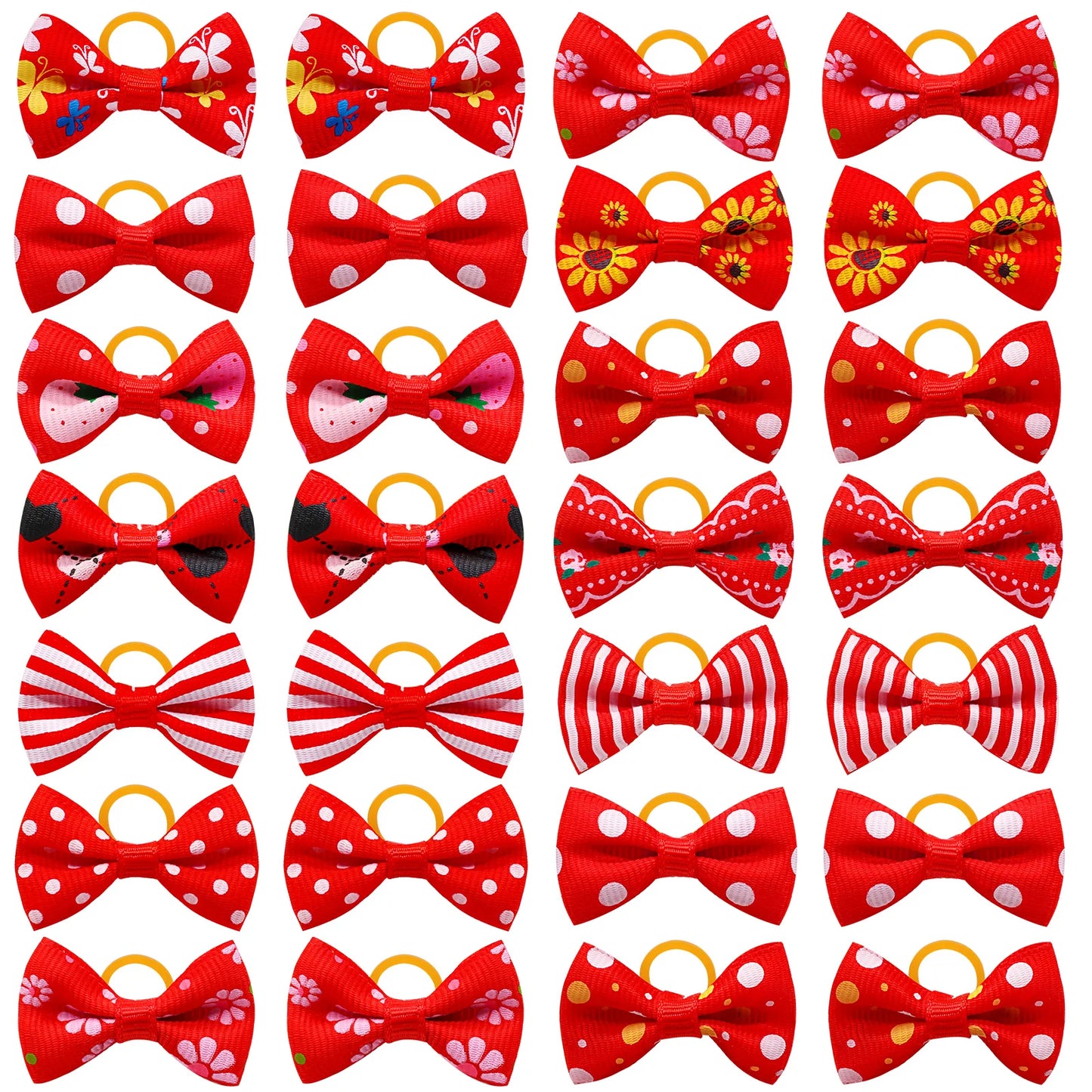 Maison Paw Pet Grooming Hair Bows Set (10/20/30 pcs)