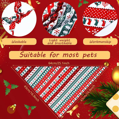 Maison Paw Holiday Dog Bandana Set (30 pcs)