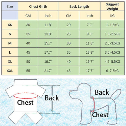 Maison Paw SnuggleWear™ Pet Jumpsuit – Cozy Outfit for Small & Medium Dogs