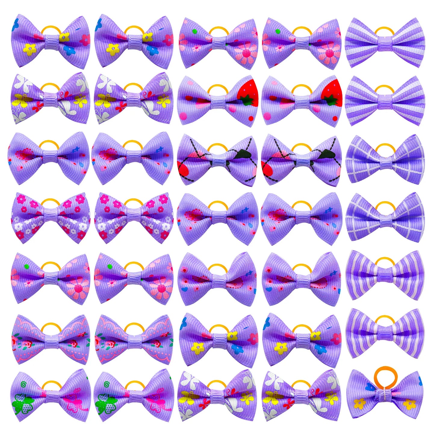 Maison Paw Pet Grooming Hair Bows Set (10/20/30 pcs)