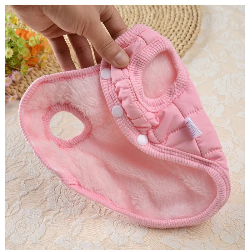 Maison Paw LuxePup™ Designer Winter Pet Coat – Trendy Dog Jacket with 3D Logo