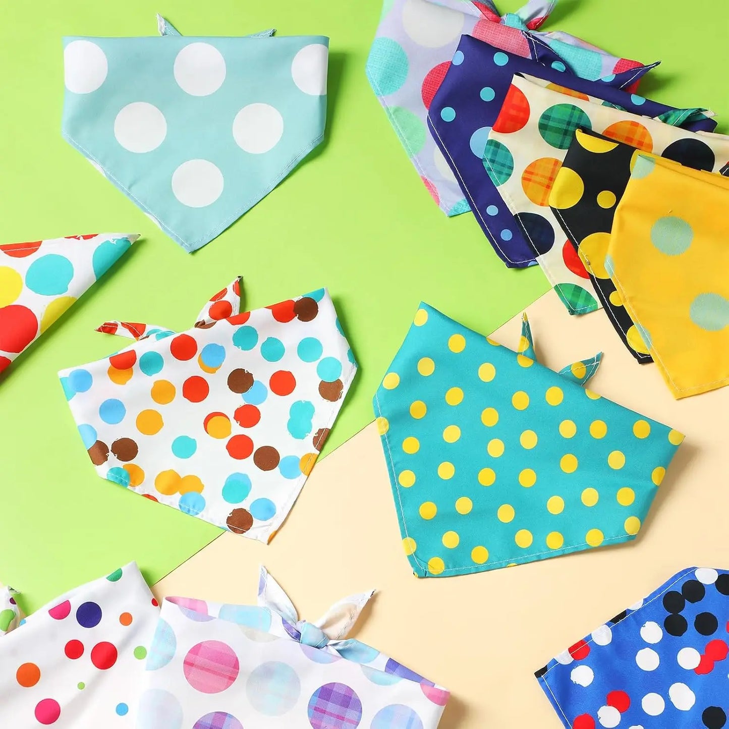 Maison Paw PolkaDot™ Pet Bandana Set (60 pcs)