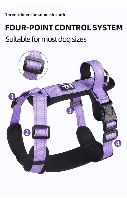 Maison Paw SecureWalk™ Reflective Anti-Escape Dog Harness with Handle