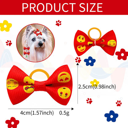 Maison Paw Pet Grooming Hair Bows Set (10/20/30 pcs)