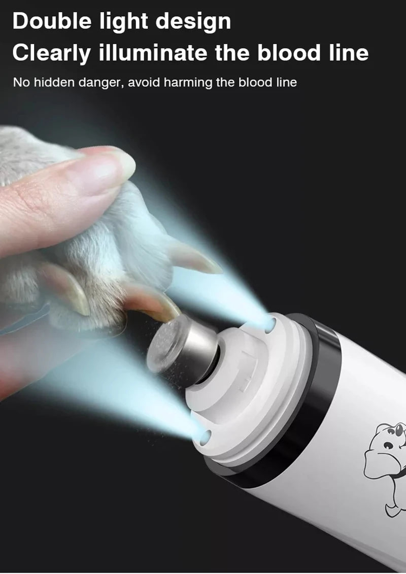 Maison Paw LumiTrim™ Electric Pet Nail Grinder