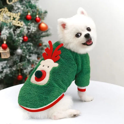 Maison Paw SantaPaws™ Christmas Pet Dress – Festive Holiday Outfit for Dogs & Cats