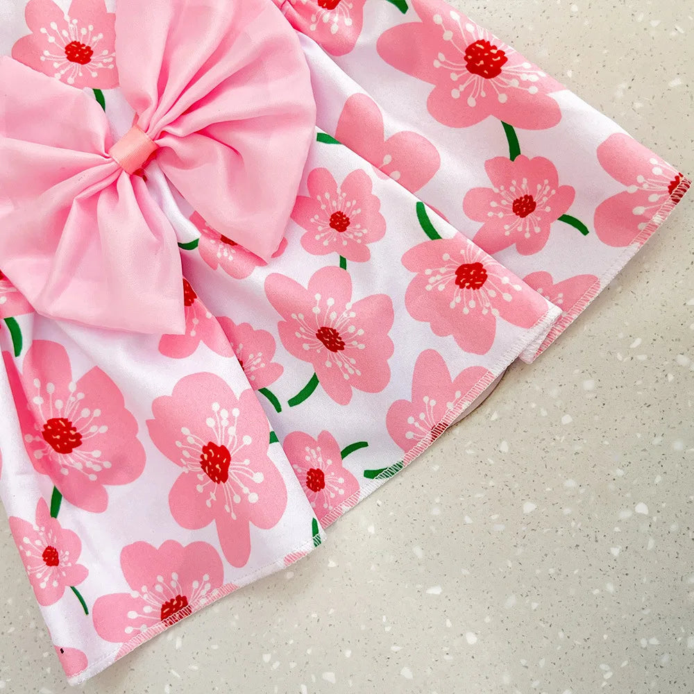 Maison Paw BloomBow™ Summer Pet Dress – Princess Lace Outfit for Small Dogs & Cats