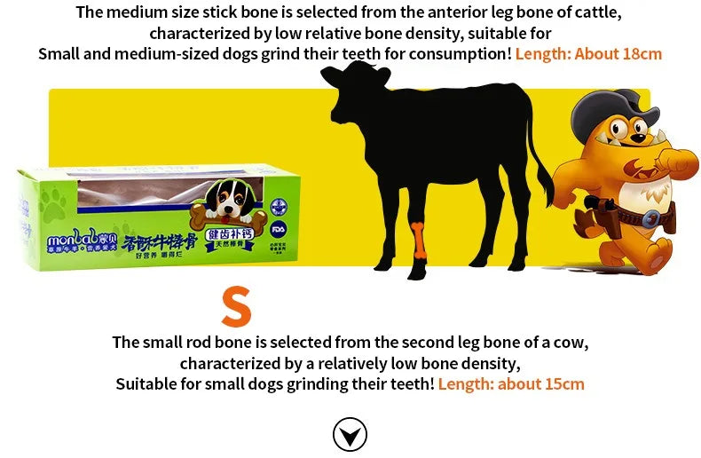 Maison Paw CrunchBone™ Crispy Beef Stick Bone Snacks