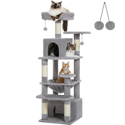 Maison Paw GrandPurr™ Luxury Cat Tree & Tower – Multi-Level Indoor Playground