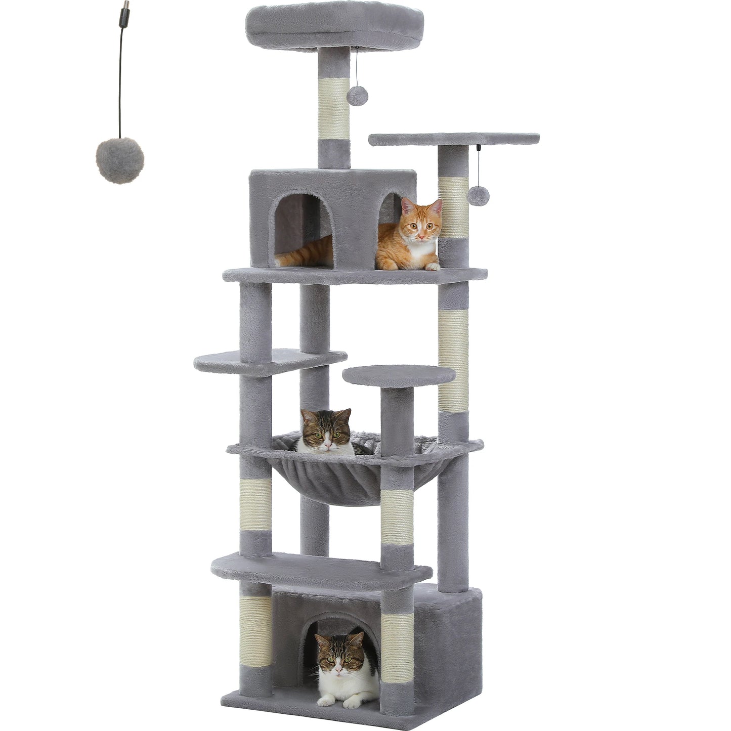Maison Paw GrandPurr™ Luxury Cat Tree & Tower – Multi-Level Indoor Playground
