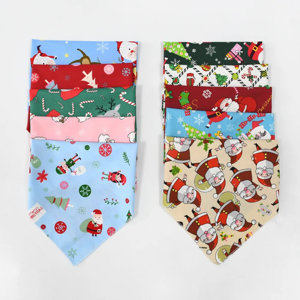 Maison Paw MerryTails™ Christmas Pet Bandana Set (30 pcs)