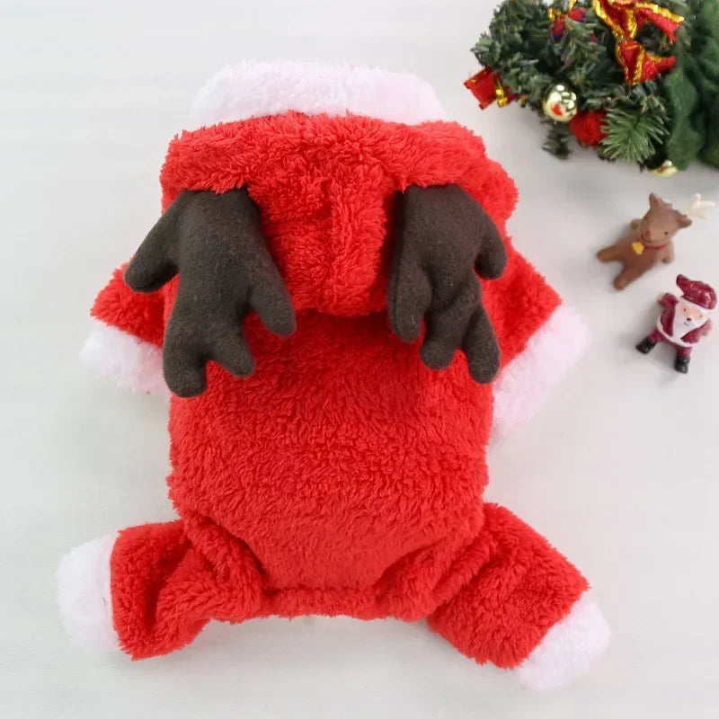 Maison Paw SantaPaws™ Christmas Pet Dress – Festive Holiday Outfit for Dogs & Cats