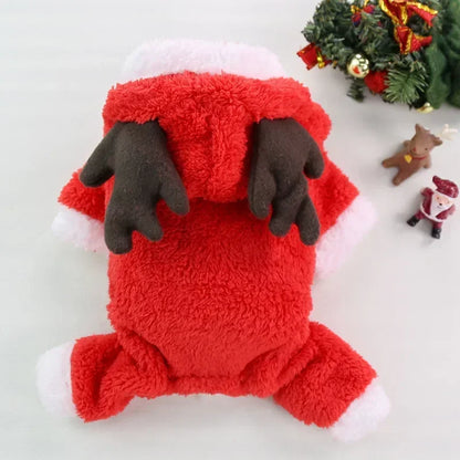 Maison Paw SantaPaws™ Christmas Pet Dress – Festive Holiday Outfit for Dogs & Cats