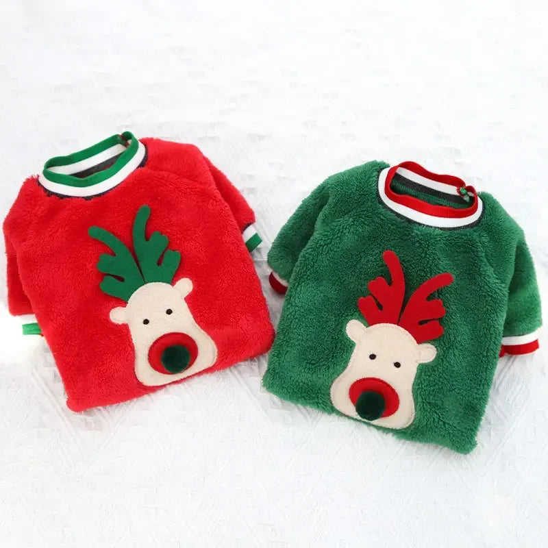 Maison Paw SantaPaws™ Christmas Pet Dress – Festive Holiday Outfit for Dogs & Cats