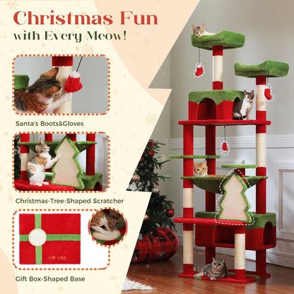 Maison Paw GrandPurr™ Luxury Cat Tree & Tower – Multi-Level Indoor Playground