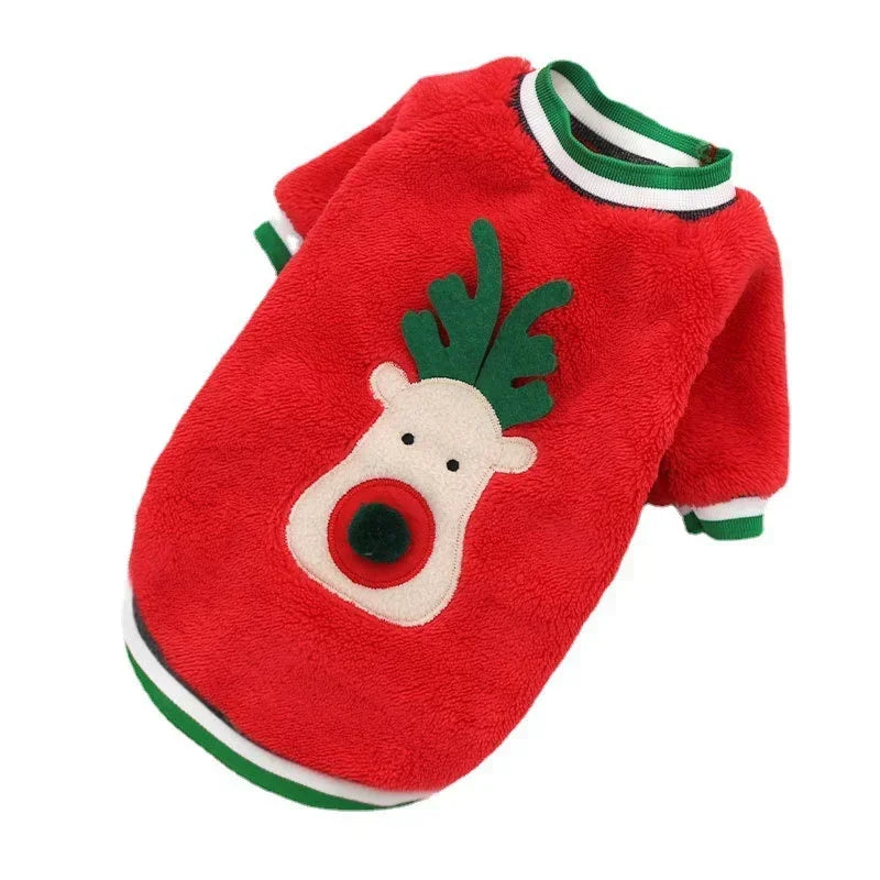 Maison Paw SantaPaws™ Christmas Pet Dress – Festive Holiday Outfit for Dogs & Cats