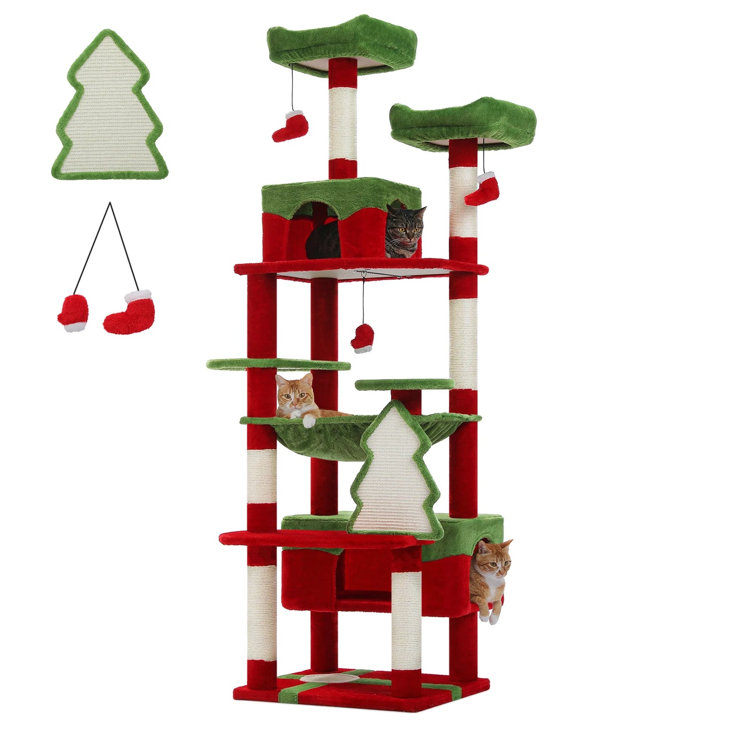 Maison Paw GrandPurr™ Luxury Cat Tree & Tower – Multi-Level Indoor Playground