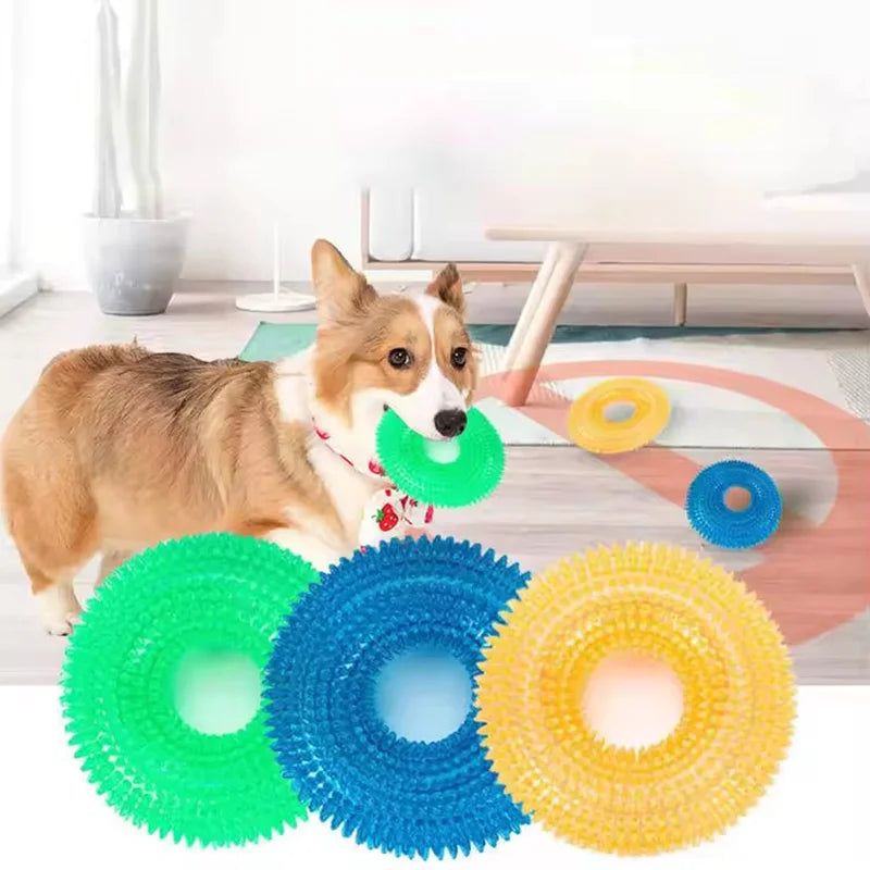 Maison Paw Squeaky Thorn Ring™ Dog Chew Toy