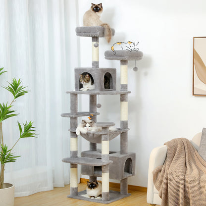 Maison Paw GrandPurr™ Luxury Cat Tree & Tower – Multi-Level Indoor Playground