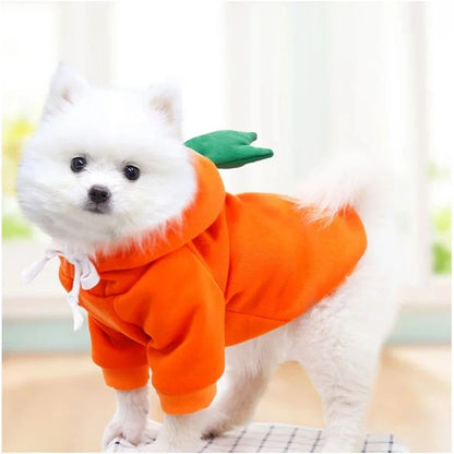 Maison Paw FruityHug™ Fleece Pet Hoodie – Cute Fruit Design for Small Dogs & Cats