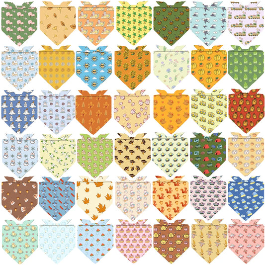 Maison Paw Seasonal Dog Bandana Set (40 pcs)
