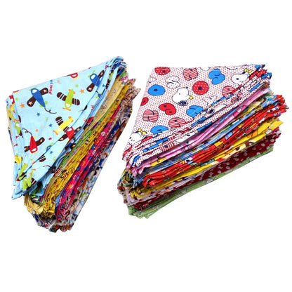 Maison Paw Classic Cotton Dog Bandana Set (30/50 pcs)