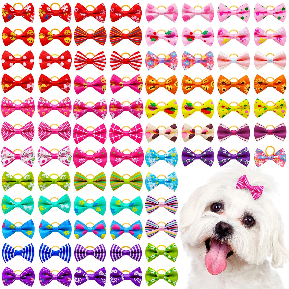 Maison Paw Pet Grooming Hair Bows Set (10/20/30 pcs)