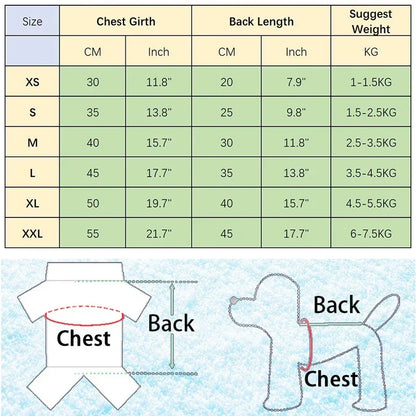 Maison Paw SnuggleWear™ Pet Jumpsuit – Cozy Outfit for Small & Medium Dogs