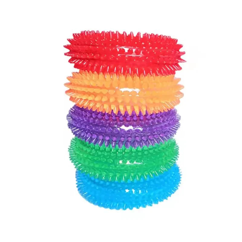 Maison Paw Squeaky Thorn Ring™ Dog Chew Toy